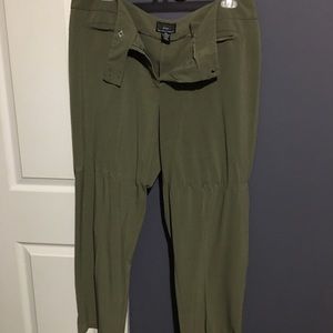 Olive green dress pants size 20W